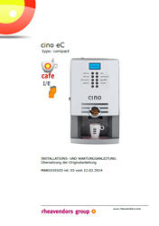Zeige Details für Bedienungsanleitung: Cino iC Bild von Bedienungsanleitung: Cino iC