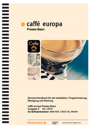 Zeige Details für Bedienungsanleitung: Caffé Europa Bild von Bedienungsanleitung: Caffé Europa