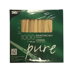 Zeige Details für Holzrührstäbchen 1.000 Stück Bild von Holzrührstäbchen 1.000 Stück