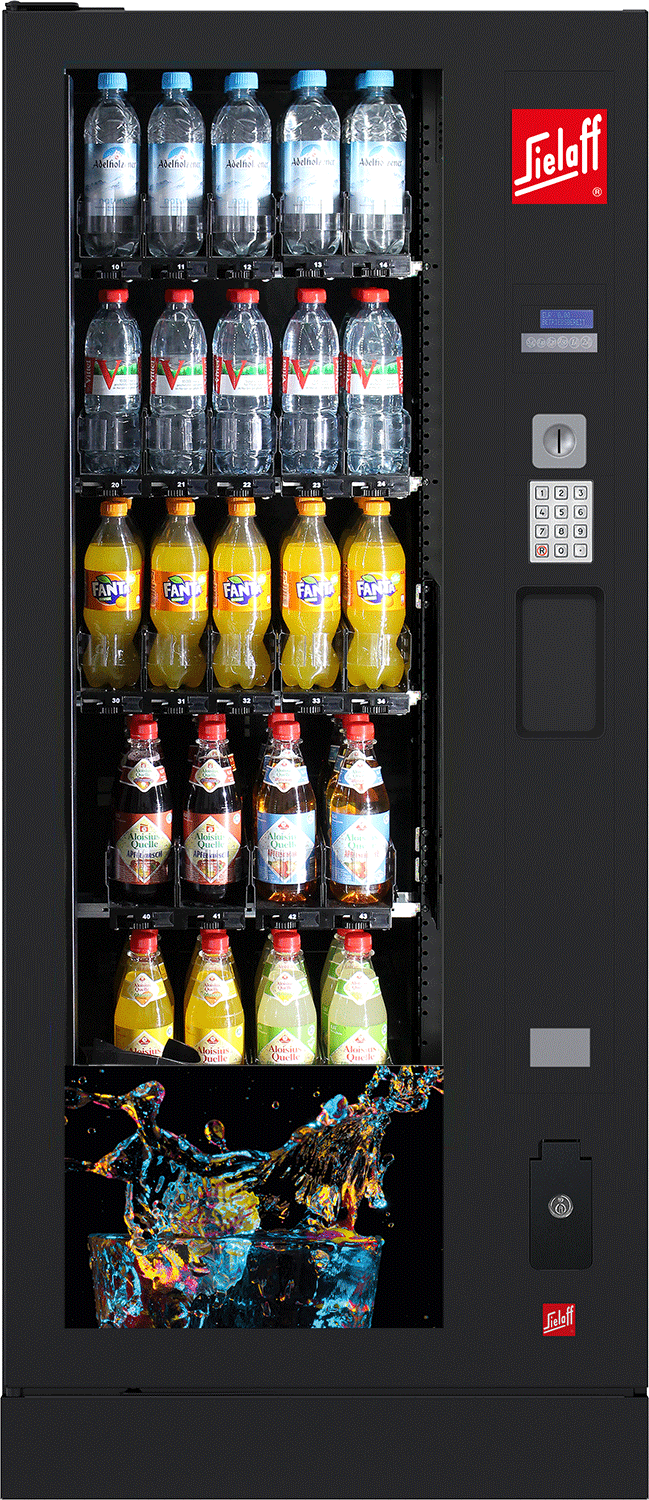 Sielaff Robimat Kaltgetränkeautomat by Flavura mit Liftsystem