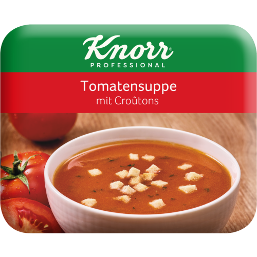 Bild von KLIX Knorr Tomatensuppe mit Croutons (Paper Cup)