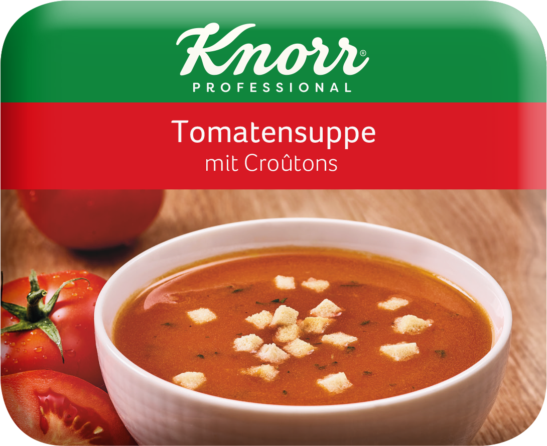 Bild von KLIX Knorr Tomatencreme-Suppe mit Croutons