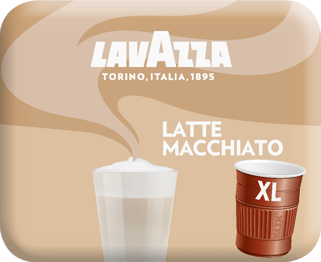 Bild von KLIX Lavazza Latte Macchiato XL (großer Becher)