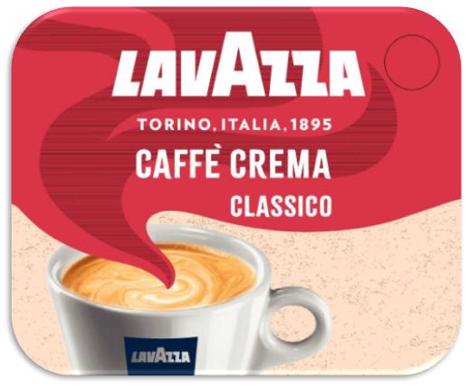 Bild von KLIX Lavazza Caffe Crema Weiß