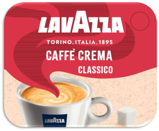 Bild von KLIX Lavazza Caffe Crema Weiß/Zucker
