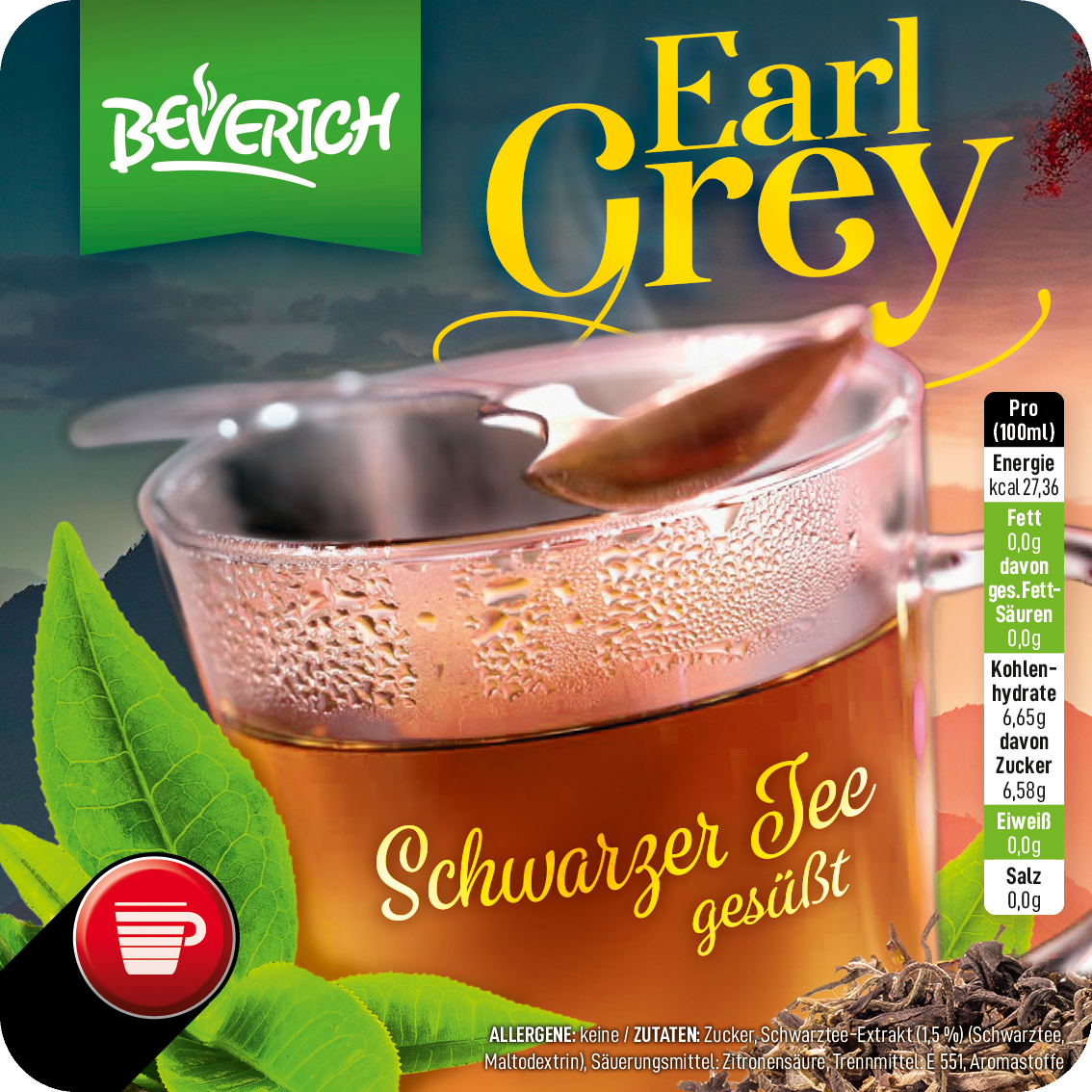 Bild von Beverich Earl Grey Schwarzer Tee