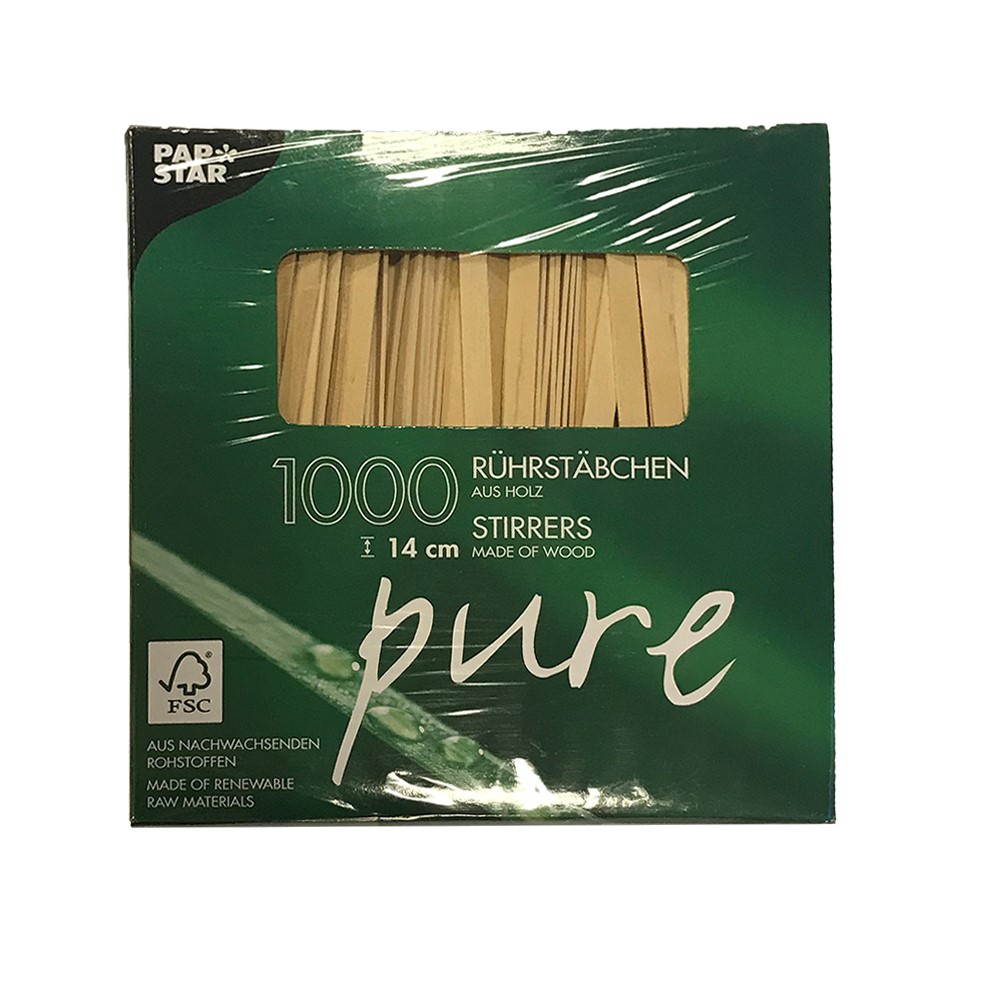 Bild von Holzrührstäbchen 1.000 Stück